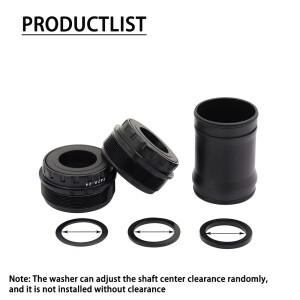 호환 T4724 T47Right 세라믹 베어링 하단 브래킷 DUB 30mm 크랭크셋 밀폐형 68-86.5mm 쉘 스플라인 축 MTB