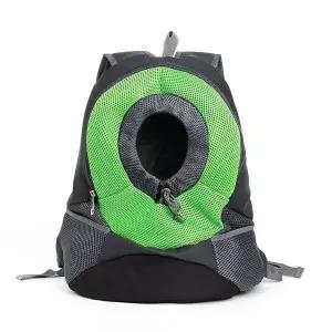 반려견 앞가방 29x42cm 그린 백팩 캥거루 애완동물
