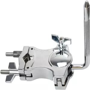 LRod 카우벨 클램프 조절 가능한 퍼커션 드럼 세트 연장 클립 카우링 장착 브래킷 확장 탐 클래퍼스 탬버린