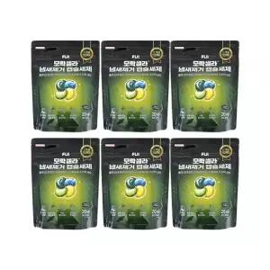 [ FIJI ] 엘지 피지 캡슐 세제 20개입 6개 모락셀라 땀 냄새 빨래 쉰내 제거