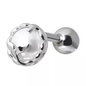 [미니아트] 써지컬 스틸 진주 테일 고래꼬리 패션 피어싱 한쪽