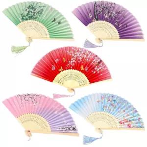 접이식 포켓 부채 휴대용 접는 전통 꽃부채 판촉물 인사동부채 향나무부채