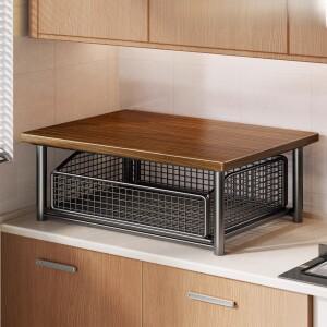 디모식 주방 테이블탑 다기능 향신료 랙 커피 메이커 풀아웃 오거나이저 수납 선반 다층 가정용