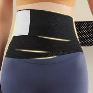 허리 라인 복부를 집중적으로 압박해주는 찍찍이 복대보호용 보정 뱃살커버 여성 속옷 똥배 옆구리 몸매 살