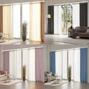 아일렛형 암막커튼 커튼 커텐 창문커튼 거실형 1장 핀형 암막 3중직 고밀도 대형