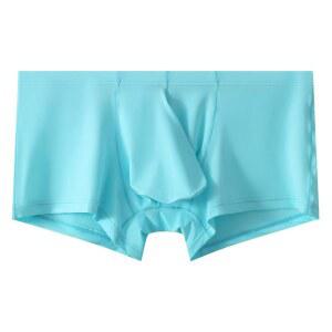 세라홈 남성 파우치 트렁크 강화 스 실크 속옷 브 편안한 로우 라이즈 퀵 드라이 복서