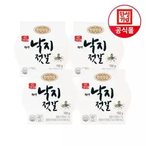 한성기업 한성젓갈 낙지젓갈 150g X 4개