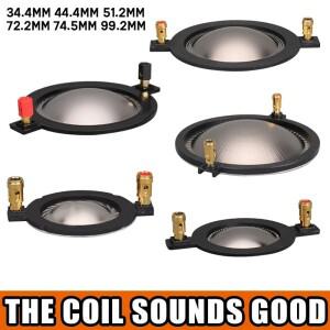 티타늄 필름 트위터 음성 코일 멤브레인 DIY 부품 34.4 51.3 72.2 74.5mm 코어 고음 스피커 수리 액세서리