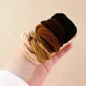 밴드 곱창 머리끈 (10개세트) 10개 혼합색상 292B]스트레이트