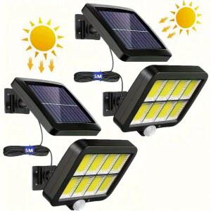 야외 조명 가로등 정원 3가지 모드 방수 센서 벽등 태양광 램프 분리형