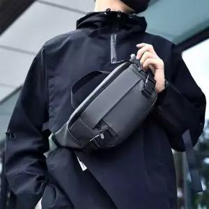 가죽미니백 크로스 여행용여권가방 남자캔버스백