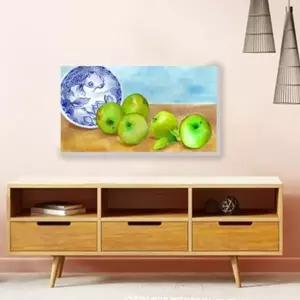 사과그림 잉어 풍수 캔버스액자 그림드림 2App-3055C (KYR-W64CC41)