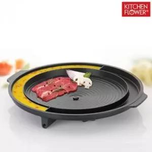 원형 고기 구이용 불판 계란찜 전용 그릴 팬