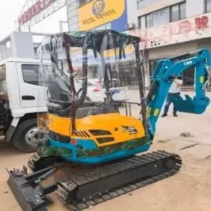 굴삭기 바람막이 미니 덮개 커버 방풍 방한 방수 포크레인