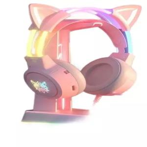 고양이헤드셋 유튜브 게임 게이밍 고양이귀 학습용 인강 스테레오 소음 귀여운헤드셋 무선