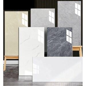 벽지 접착식 셀프 대리석 벽폼 화이트 코팅 유광 폼블럭 30X60CM 10개