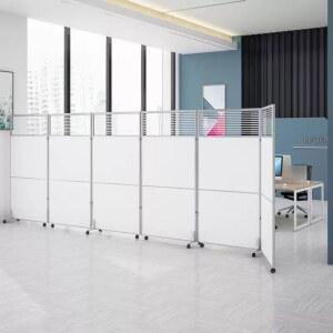 사무실 파티션 오 공간 업무 길이 1. 가림막 스탠드 반투명 패널 테이블 유리 스크린