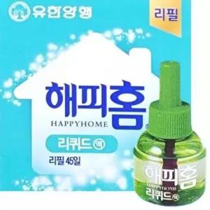 리퀴드 모기약 리필 해피홈45일 해충 모기향 벌레퇴치 WF0E042
