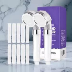 고농축 정화 필터 샤워 녹물 제로 워터 힐러 항균 휴대용 석회수 해바라기