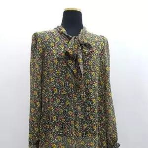 이쁘다요 땡처리 잔꽃 쉬폰 리본 여리여리 롱 원피스 플라워 WFLMN4A