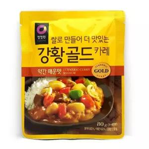 쿨샵 청정원 쌀로만든 강황골드카레 약간매운맛 80g