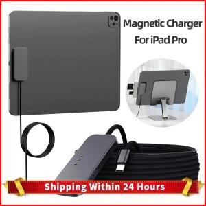 아이패드 프로용 마그네틱 무선 충전기 고속 스마트 커넥터 패드 USB-C 케이블 포함