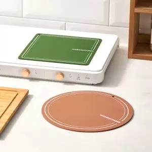 바겐슈타이거 실리콘 인덕션 보호매트 22cm 사각 냄비받침 깔개 5color