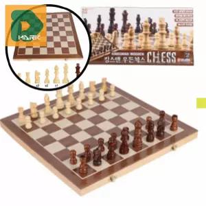 고급스러운 보드게임 29cm 전략 말 원목 회전 체스 향상 가족 게임 휴대용 자석 두뇌 집중력 접이식 나무