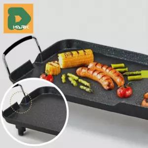 반반 멀티전기팬 식탁 전기 파티 샤브샤브 냄비 그릴 요리 동시에 조리 전골 훠궈 가정용 구이 나눔 칸