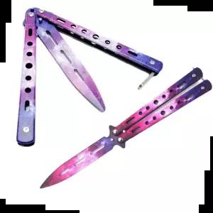 호신용 연습용 발리송 트레이너 나비칼 카람빗 BK퍼플