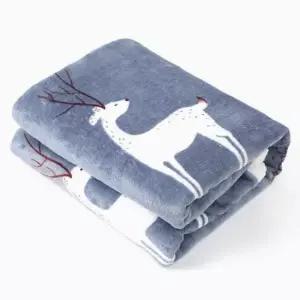 양털담요 극세사 이불담요 순록 소파담요 포근한담요