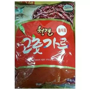 중식 업소용 식자재 진성에프씨 고운고춧가루 2.5kg (WFHUDP8)