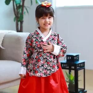 유아한복 당의 여아 한복 유아 어린이 유치원 어린이집 5호 7호