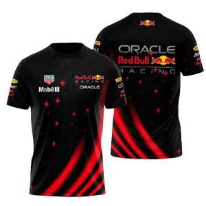 여름 핫딜 레드불 레이싱 라이더 3D 프린팅 티셔츠 남자 멋쟁이 패션 라운드넥 상의