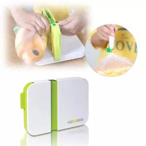 가정용 과자봉지 밀봉 비니봉투 실테이프 결속 실링기