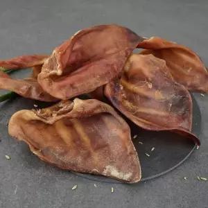 [오너클랜]5pcs 수제간식 애견 10 x 돼지통귀 대형견간식