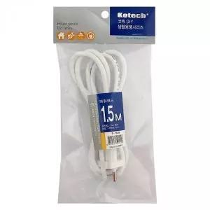 전기선 파워코드 1.5호 연장선 전선 연결선 (WFK15M5)