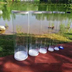 수조 찌보관통 맞춤통 보관함 투명 대용량 원형 찌케이스