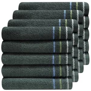 50장/100장 업소용수건 인쇄무료 진카키 초록색 그린 미용실 찜질방 펜션 목욕탕 사우나 헬스장 얇은 단체 타올 