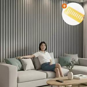 3초쿨 접착식 템바보드 60cm*3m 셀프 인테리어 붙이는 템파보드 단열 벽지