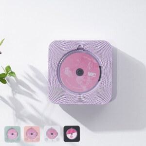 벽걸이 CD플레이어 시디플레이어 블루투스 스피커 에듀플레이어 충전형 감성 화이트