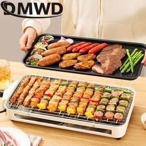 DM 220V 무연 바베큐 전기 케밥 그릴 스토브 Rotisserie 철판 구이 비 스틱 프라이팬 꼬치
