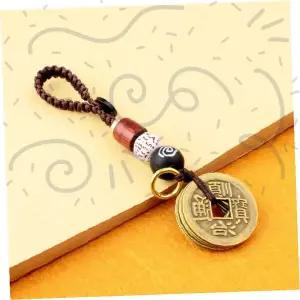 메탈 엽전 키링 남녀공용 키홀더 가방 장식 열쇠고리 동전 모양 악세사리