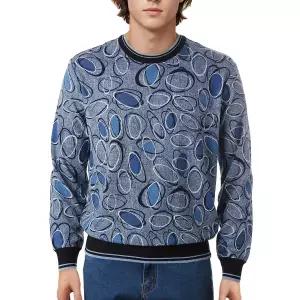 [롯데백화점]레드옥스 남성 S//S 캐주얼 간절기 긴팔 라운드니트 R251SW106-BL