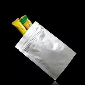 은박비닐봉투 지퍼식 알루미늄 봉투 알루미늄파우치 10X15cm 은박봉지 100매