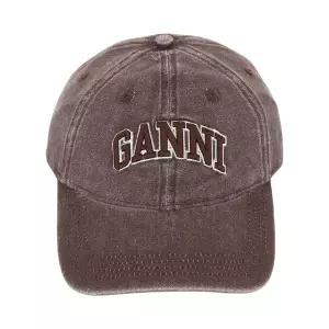 [가니][국내/당일]26SS B3020105 00B 가니 워시드 코튼 캔버스 초콜릿 볼캡