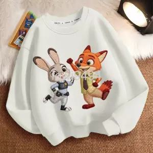 주토피아 라운드넥 맨투맨 가을 겨울 닉 주디 