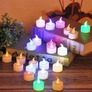 예배 집회용 미니 LED 촛불 5p 4개