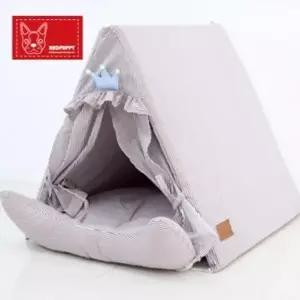 턱받침배게있는 애견용 삼각하우스 A968565 고양이라탄