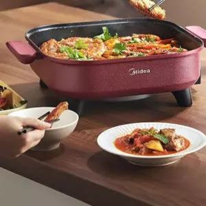 멀티쿠커 대형 전골냄비 전골팬 그릴팬 찜 스팀 다용도 요리